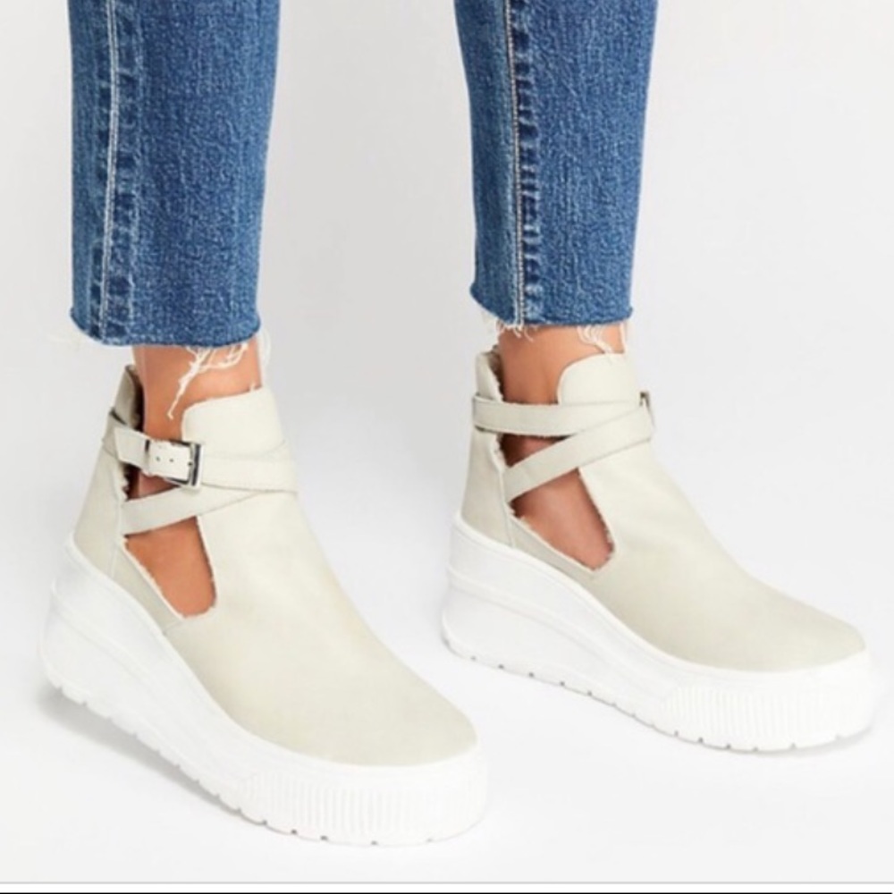 Free People Rumor Platform Sneaker 39 NWT